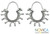 Sterling silver hoop earrings, 'Radiance' - Artisan Crafted Sterling Silver Hoop Earrings thumbail