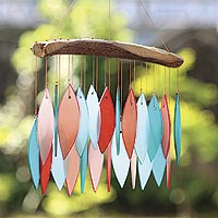 Glass and driftwood wind chime, Nature Walk