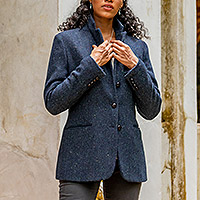 Womens classic tweed blazer, Waterford