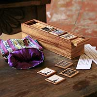 Wood memory game Treasures of Antigua Guatemala