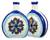 Ceramic vases, 'San Antonio Blossom' (pair) - Floral Ceramic Painted Vases (Pair) thumbail