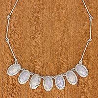 Lavender jade pendant necklace,