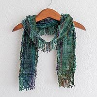Bamboo chenille scarf,