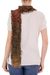 Rayon chenille scarf, 'Pacaya Volcano' - Unique Guatemalan Rayon Chenille Scarf (image 2c) thumbail