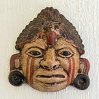 Ceramic mask Maya Priest El Salvador