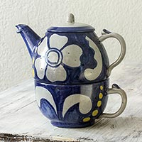 Ceramic tea set Apaneca Morn set for 1 El Salvador