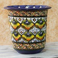 Ceramic flower pot,