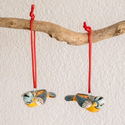 Ceramic ornaments, Seven Colors (pair)