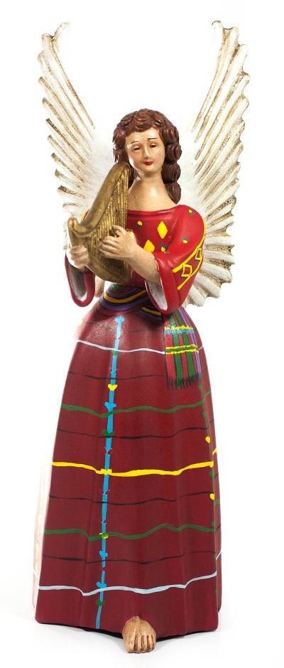 Handcrafted Angel Ceramic Figurine Sculpture