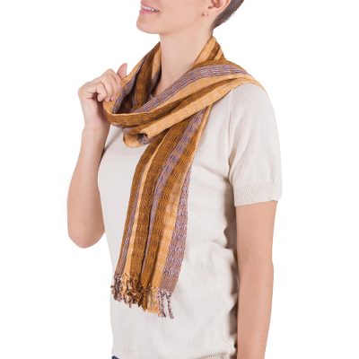 Scarf, Brown Quails