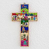 Pinewood cross,