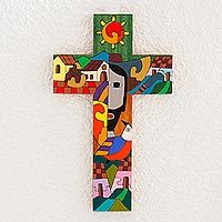 Pinewood cross,