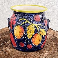 Ceramic flower pot,