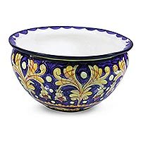 Ceramic flower pot,