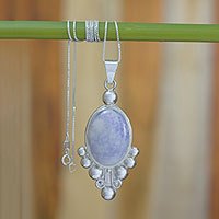 Jade pendant necklace,