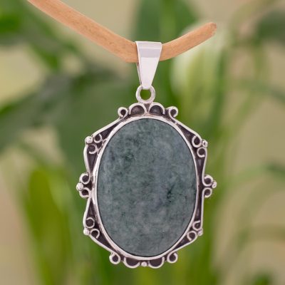 Jade pendant, Sky Quetzal