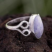 Jade cocktail ring,