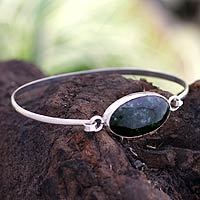 Jade bangle bracelet,