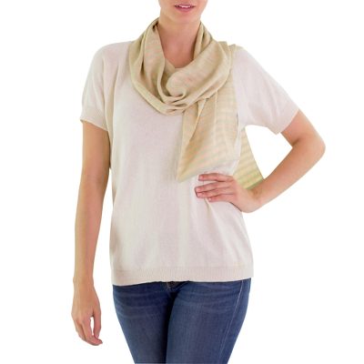 Cotton scarf, Guatemala Springtime