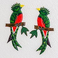 Pinewood wall sculptures,