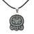 Jade pendant necklace, 'Maya Wisdom' - Nahual Cotton Pendant Jade Necklace (image 2a) thumbail
