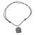 Jade pendant necklace, 'Maya Wisdom' - Nahual Cotton Pendant Jade Necklace (image 2d) thumbail