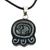 Jade pendant necklace, 'Maya Thought' - Maya Jade Glyph Necklace from Central America (image 2a) thumbail