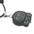 Jade pendant necklace, 'Light and Darkness' - Collectible Nahual Cotton Cord Jade Necklace (image 2c) thumbail