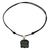 Jade pendant necklace, 'Earth Fire' - Hand Made Nahual Cotton Cord Jade Necklace (image 2d) thumbail