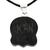 Jade pendant necklace, 'Feathered Serpent' - Jade Glyph Necklace of Maya Feathered Serpent (image 2b) thumbail