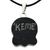 Jade pendant necklace, 'Maya Cycles of Life' - Jade Maya Glyph and Cotton Necklace with 925 Silver (image 2b) thumbail