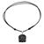 Jade pendant necklace, 'Maya Cycles of Life' - Jade Maya Glyph and Cotton Necklace with 925 Silver (image 2d) thumbail