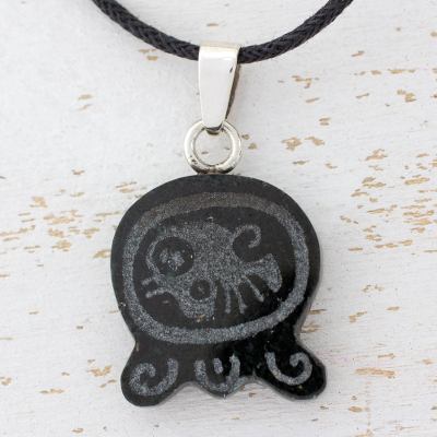 Jade pendant necklace, Maya Justice