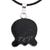 Jade pendant necklace, 'Maya Justice' - Maya Justice Handcrafted Jade Glyph Necklace (image 2b) thumbail