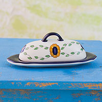 Ceramic butter dish Margarita Guatemala