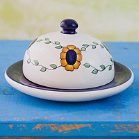 Ceramic cheese plate Margarita Guatemala