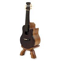 Mahogany and ebony puzzle box,