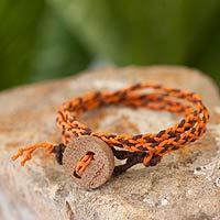 Cotton wrap bracelet,