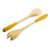 Cypress wood salad serving set, 'Golden Corn' (pair) - Cypress wood salad serving set (Pair) (image 2b) thumbail