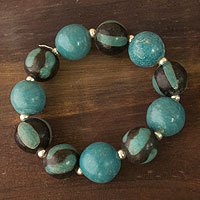 Ceramic stretch bracelet,