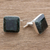 Jade cufflinks, 'Maya Minimalist' - Jade cufflinks (image 2) thumbail