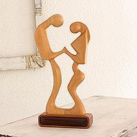 Cypress wood sculpture,