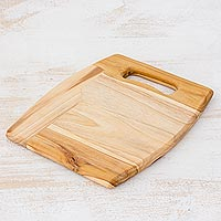 Teak cutting board Tropical Guatemala