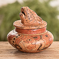 Ceramic bowl Pibil Jaguar El Salvador