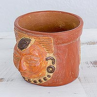 Ceramic decorative vase Pibil King El Salvador