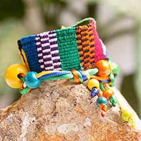Cotton wrap bracelet,