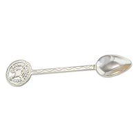 Sterling silver collectible spoon Guatemala Honors Guatemala