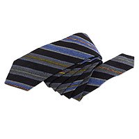 Cotton necktie and handkerchief,