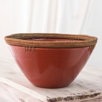 Ceramic decorative bowl, Forest Secret