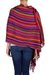 Cotton shawl, 'Valley of Flowers' - Guatemalan Hand Woven Cotton Shawl in Primary Colors (image 2c) thumbail